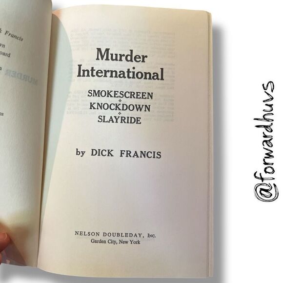 Murder International (3 books in 1) by Dick Francis – Book Club Edition - Picture 7 of 10